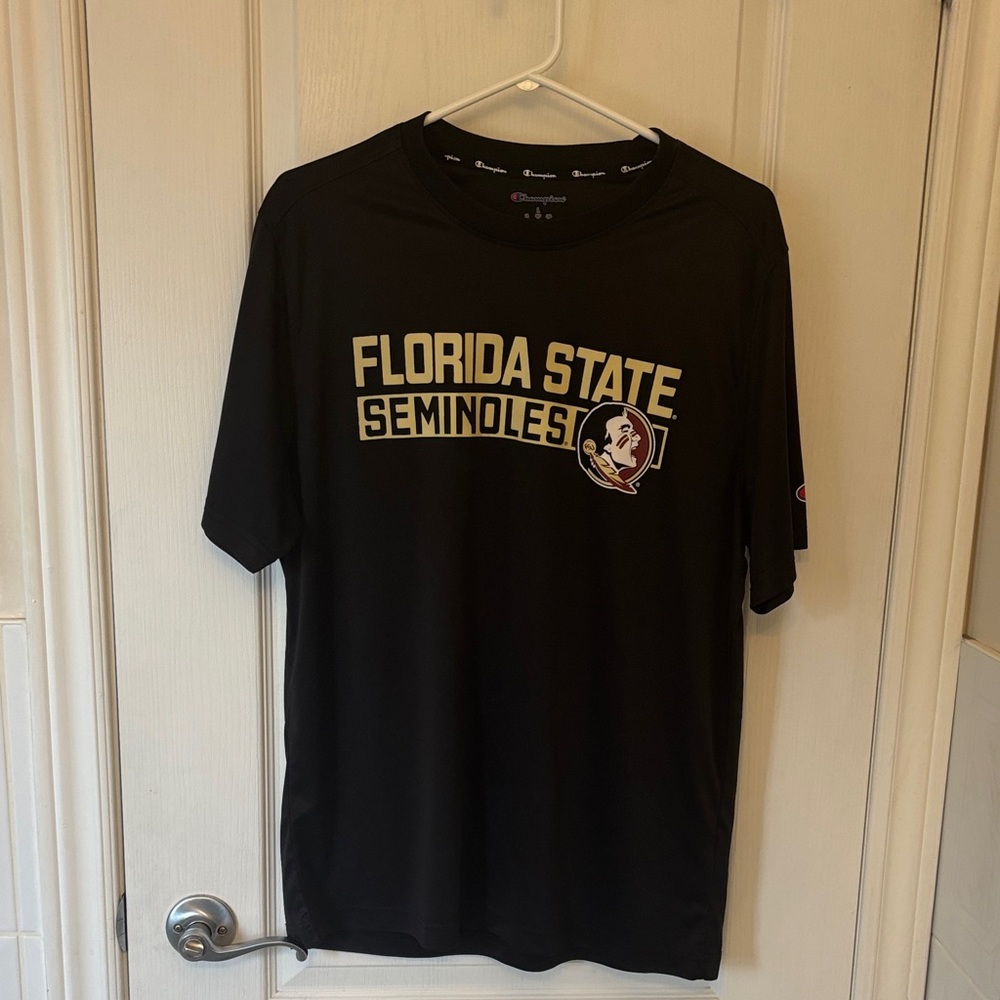 Champion Black Florida State Seminoles Men's Tee